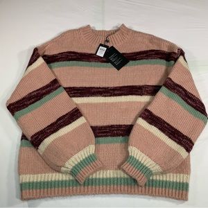 Vero Moda Knitted O-Neck Blouse Color Misty Rose size Large NWT